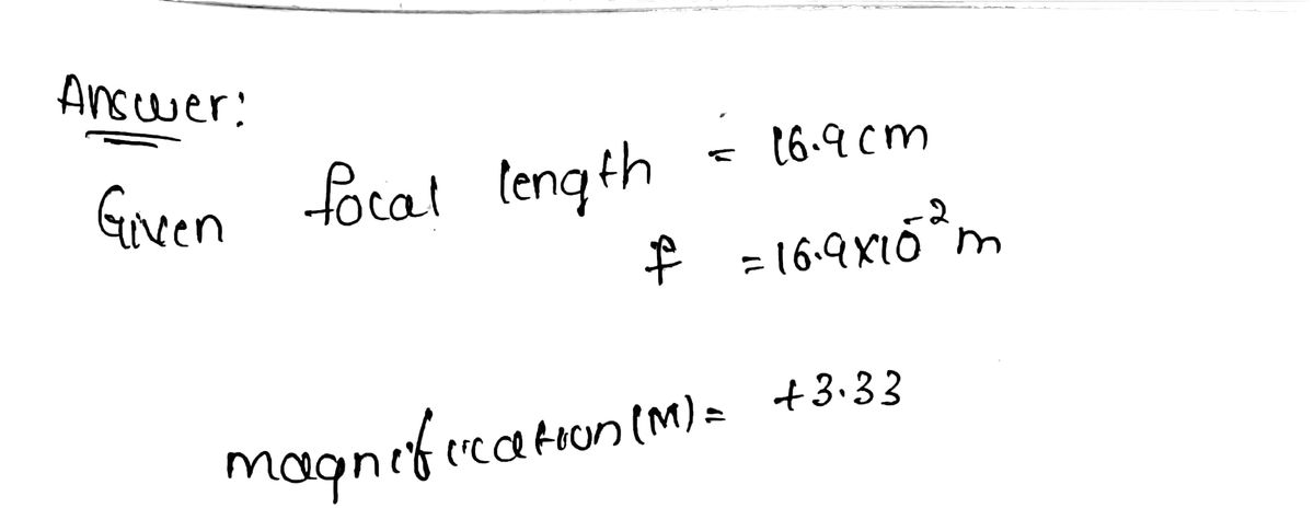 Physics homework question answer, step 1, image 1